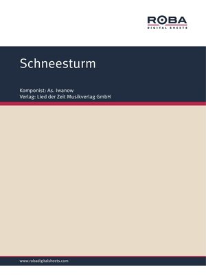 cover image of Schneesturm